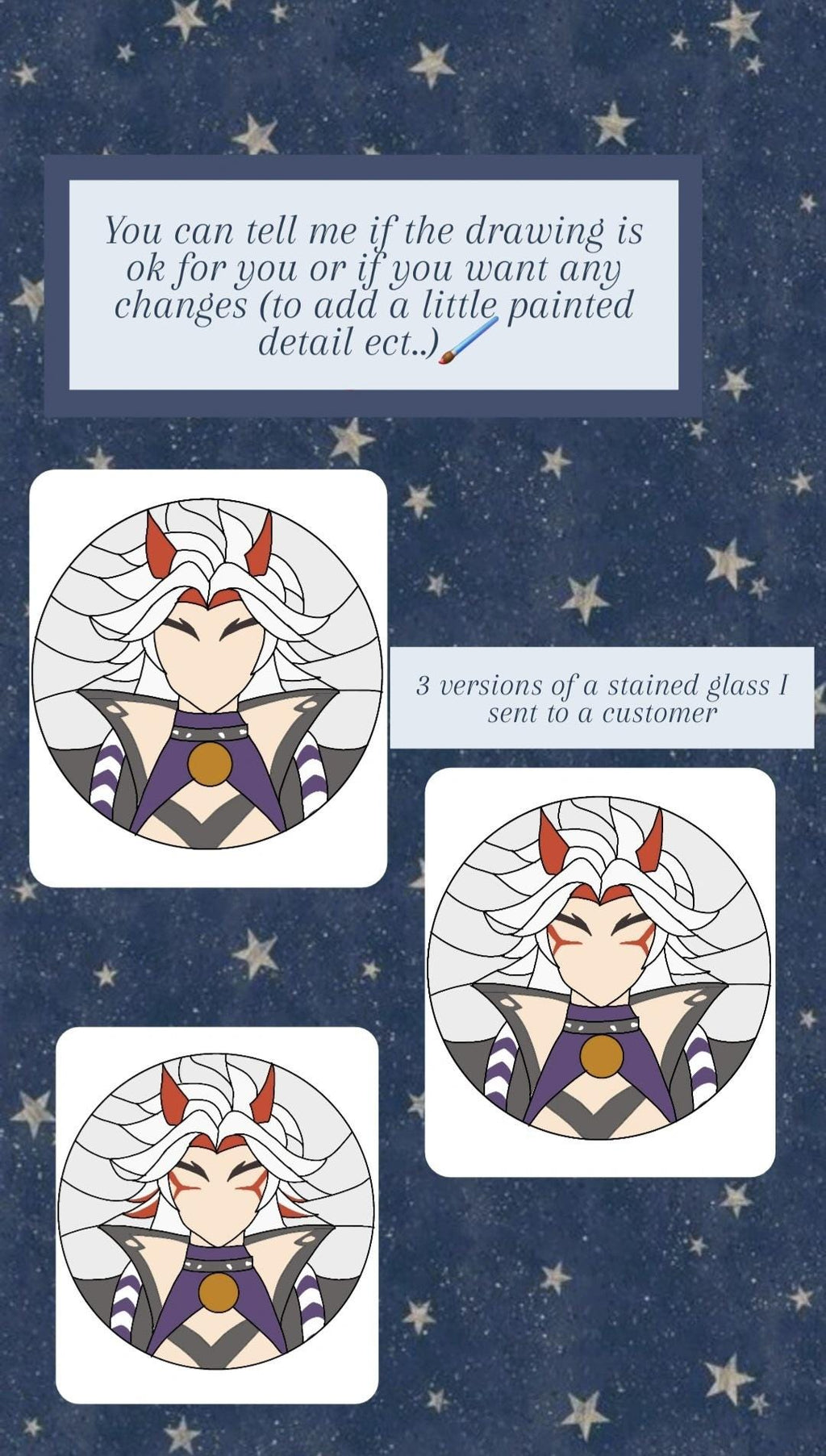 Commande de vitrail Genshin impact - Honkai star rail - Fan art Genshin impact - Vitrail