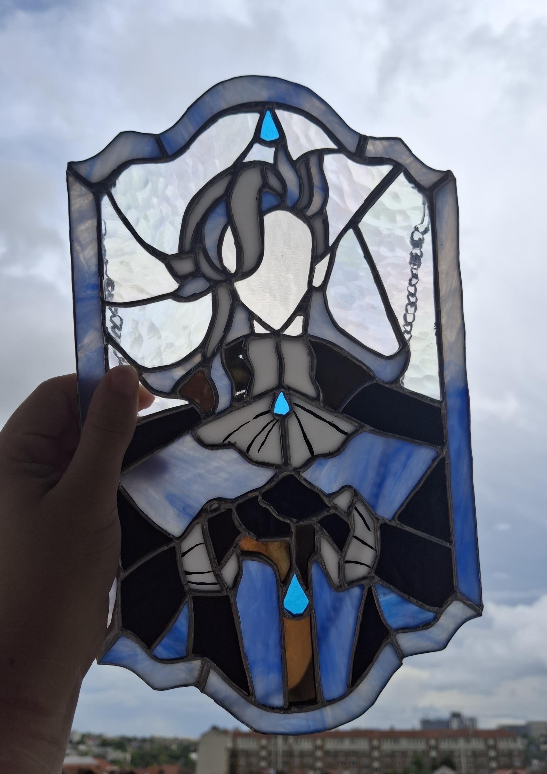 Genshin impact vitrail Neuvilette