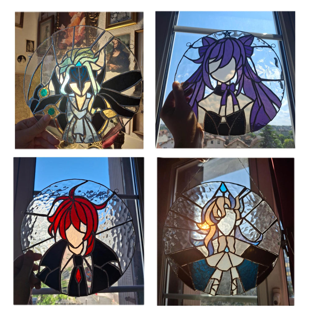 Commande de vitrail Genshin impact - Honkai star rail - Fan art Genshin impact - Vitrail