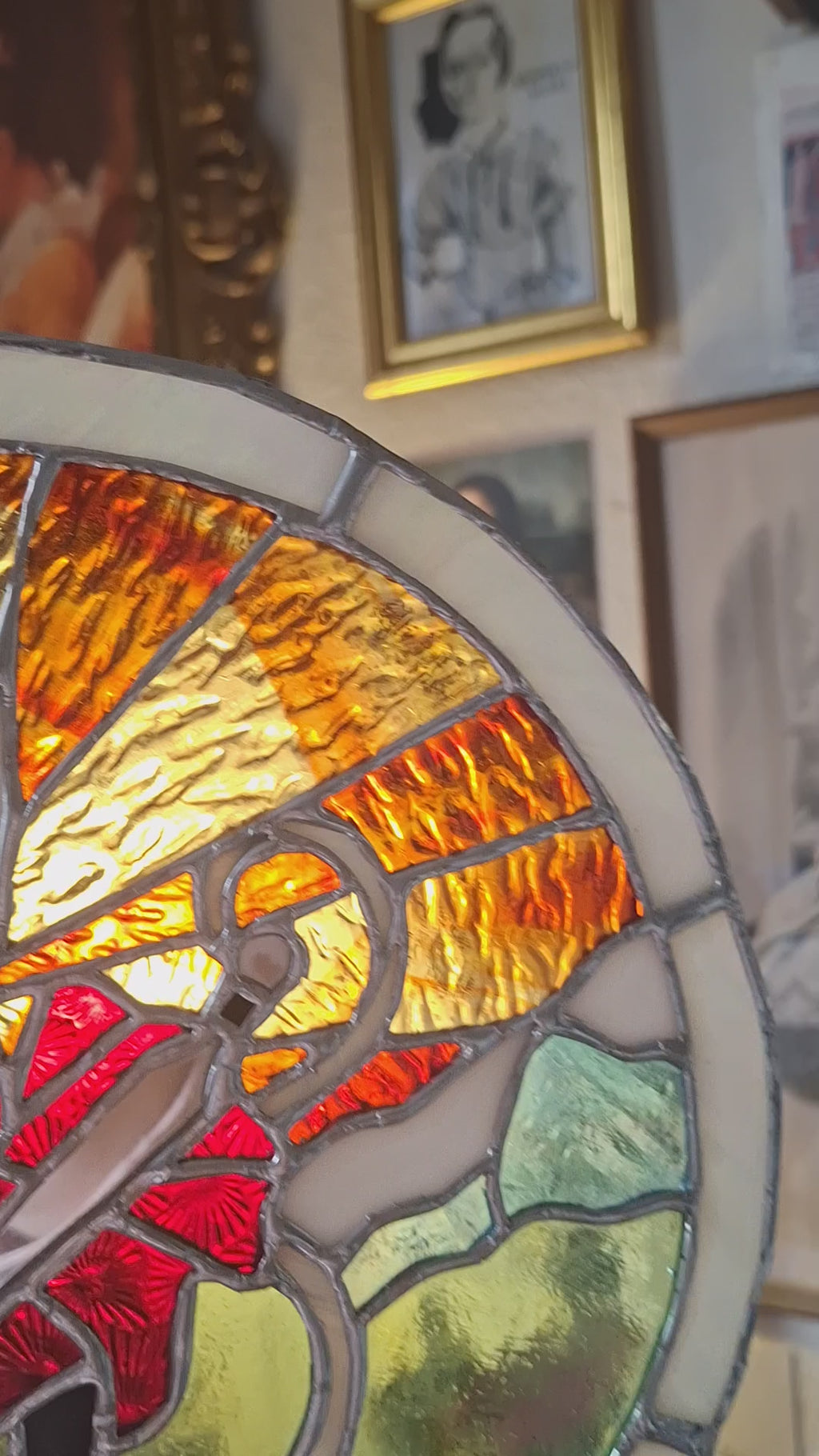 Hollow knight Silksong Hornet Stained glass artwork
