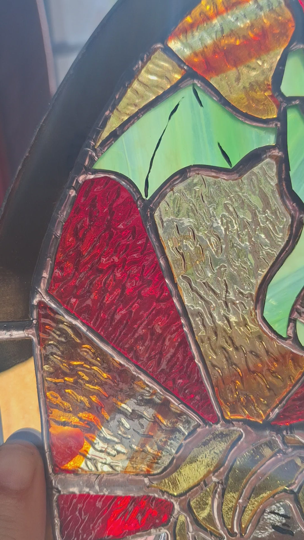 BBC Merlin - Arthur pendragon Stained glass artwork