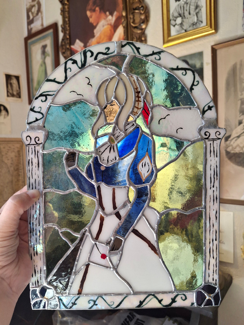 Violet evergarden Stained glass artwork - Sun catcher
