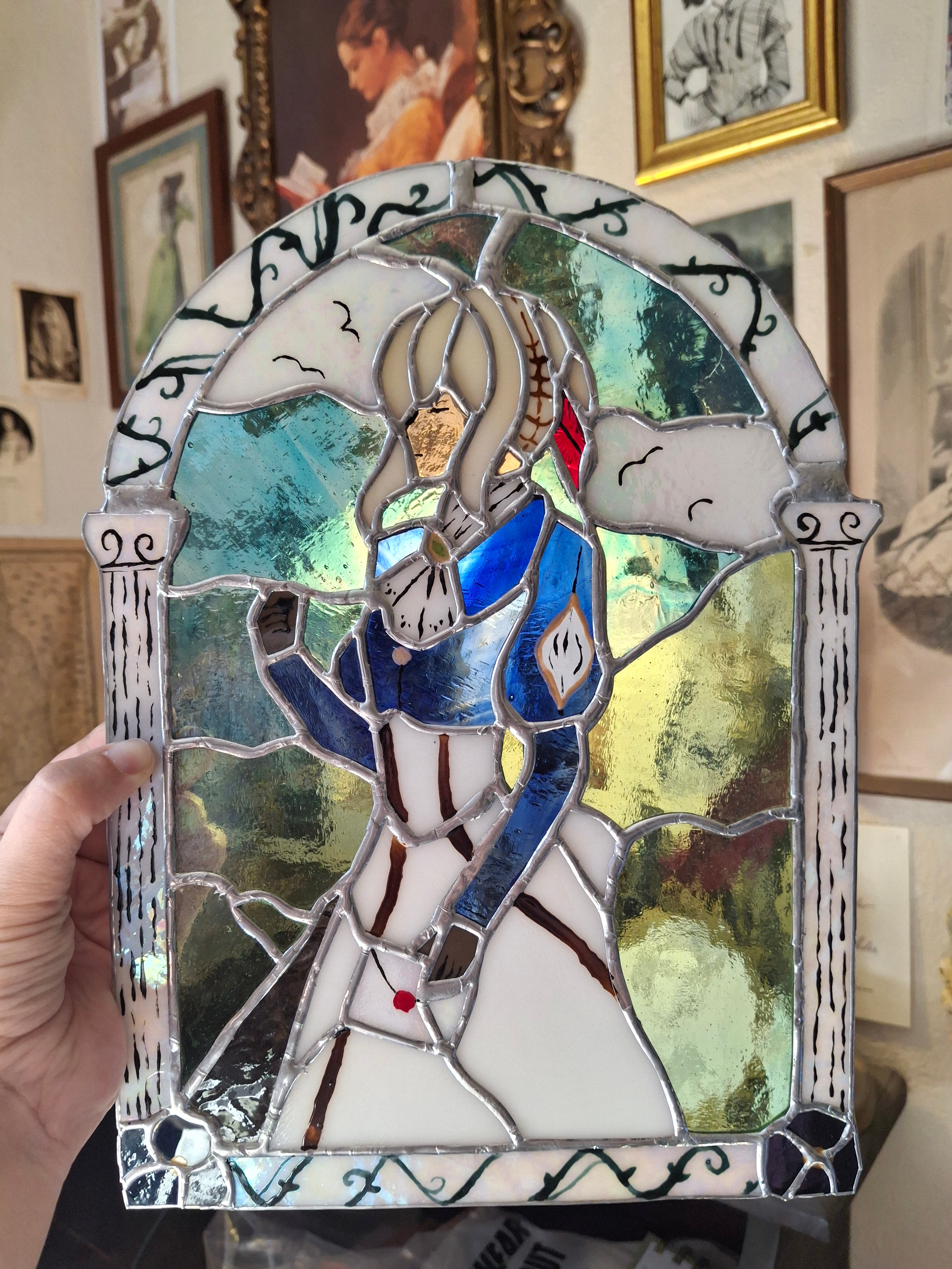 Violet evergarden Stained glass artwork - Sun catcher