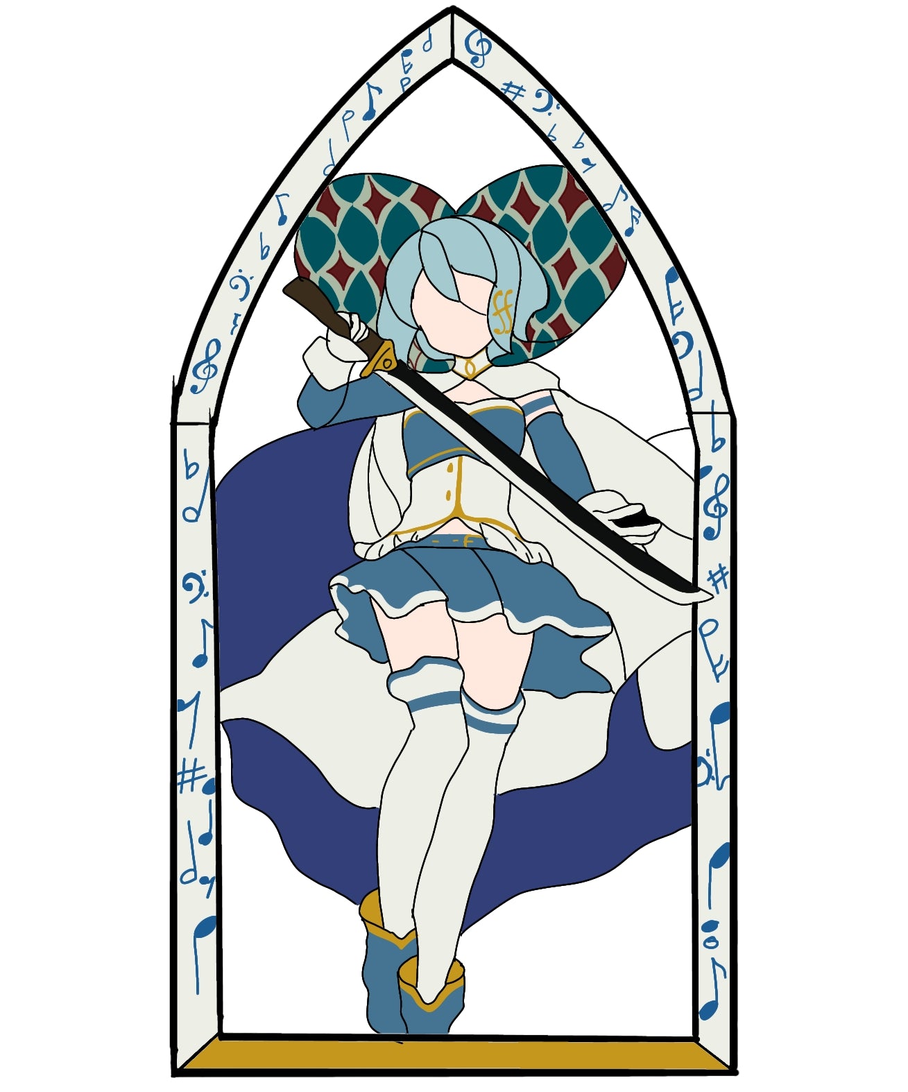 Sayaka Miki commission 💙