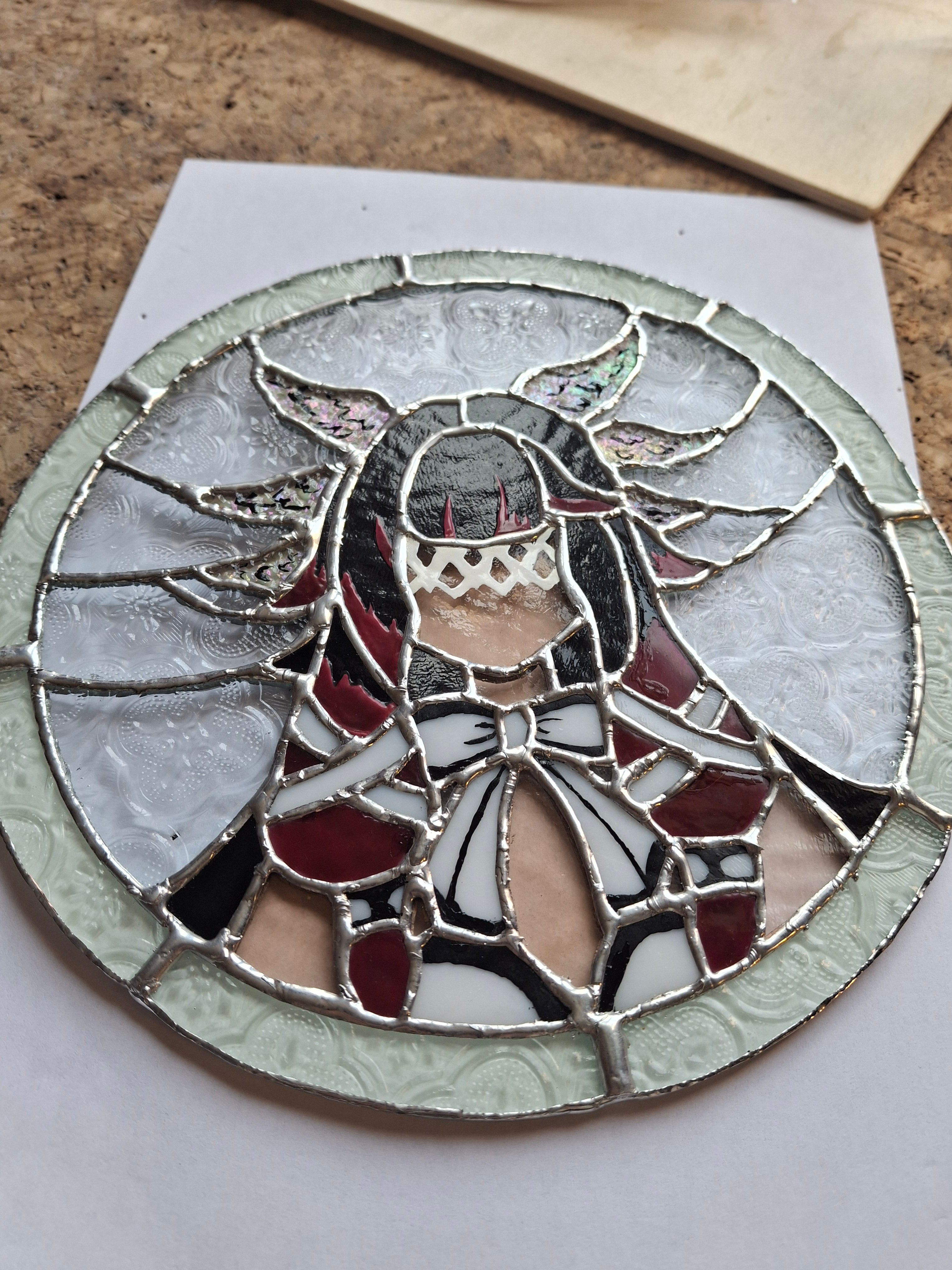 [Pre order] Columbina Genshin impact stained glass piece