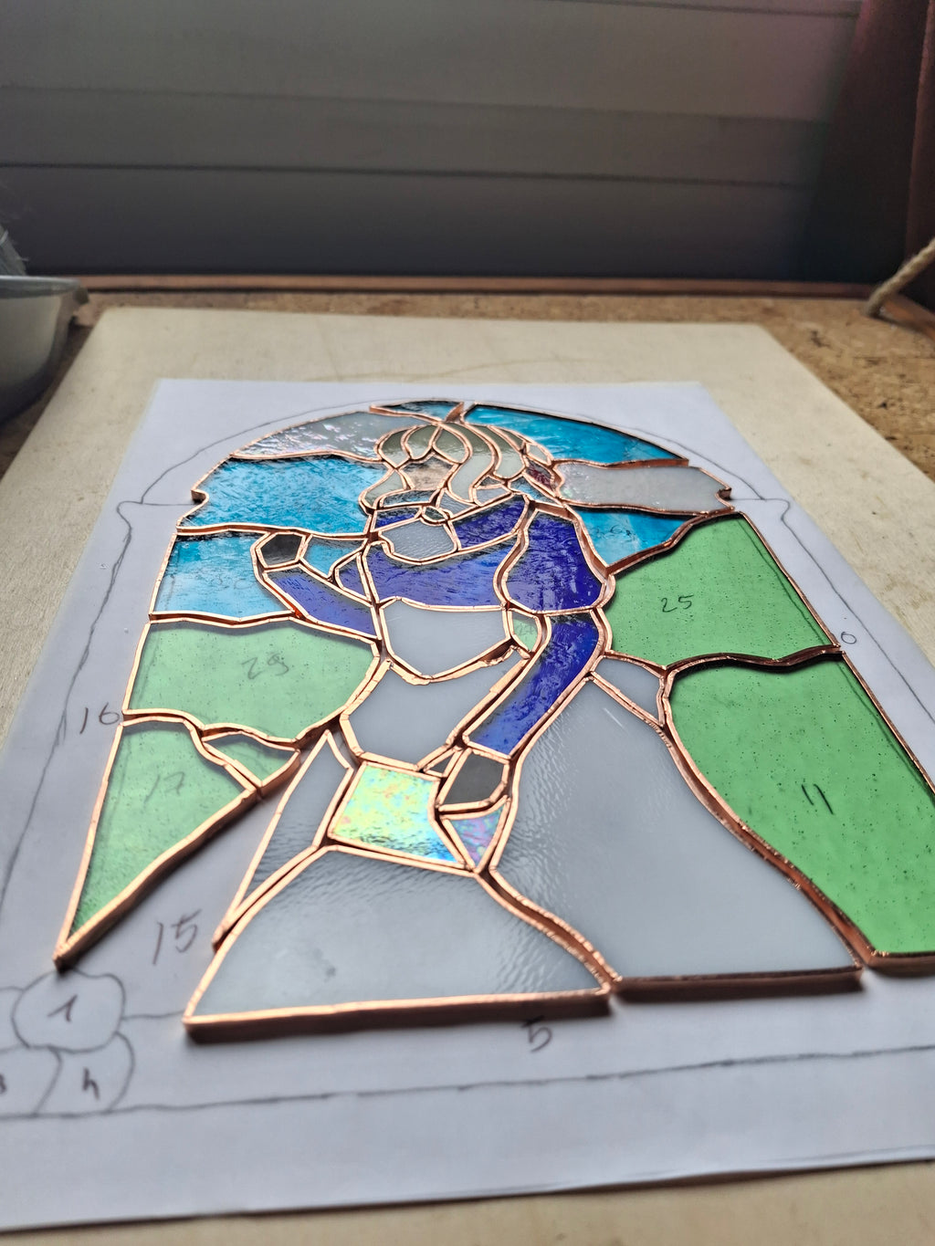 Violet evergarden Stained glass artwork - Sun catcher
