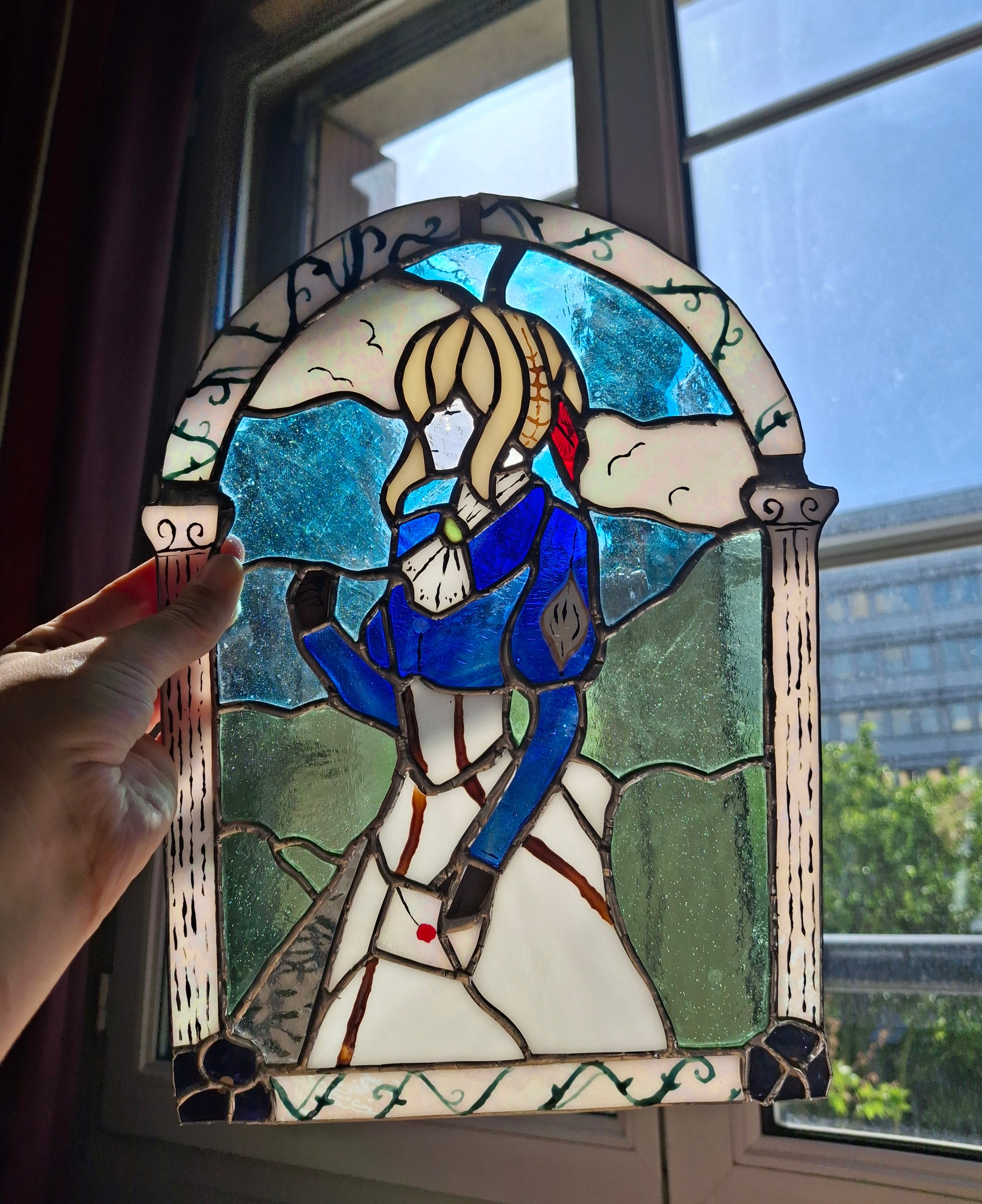 Violet evergarden Stained glass artwork - Sun catcher