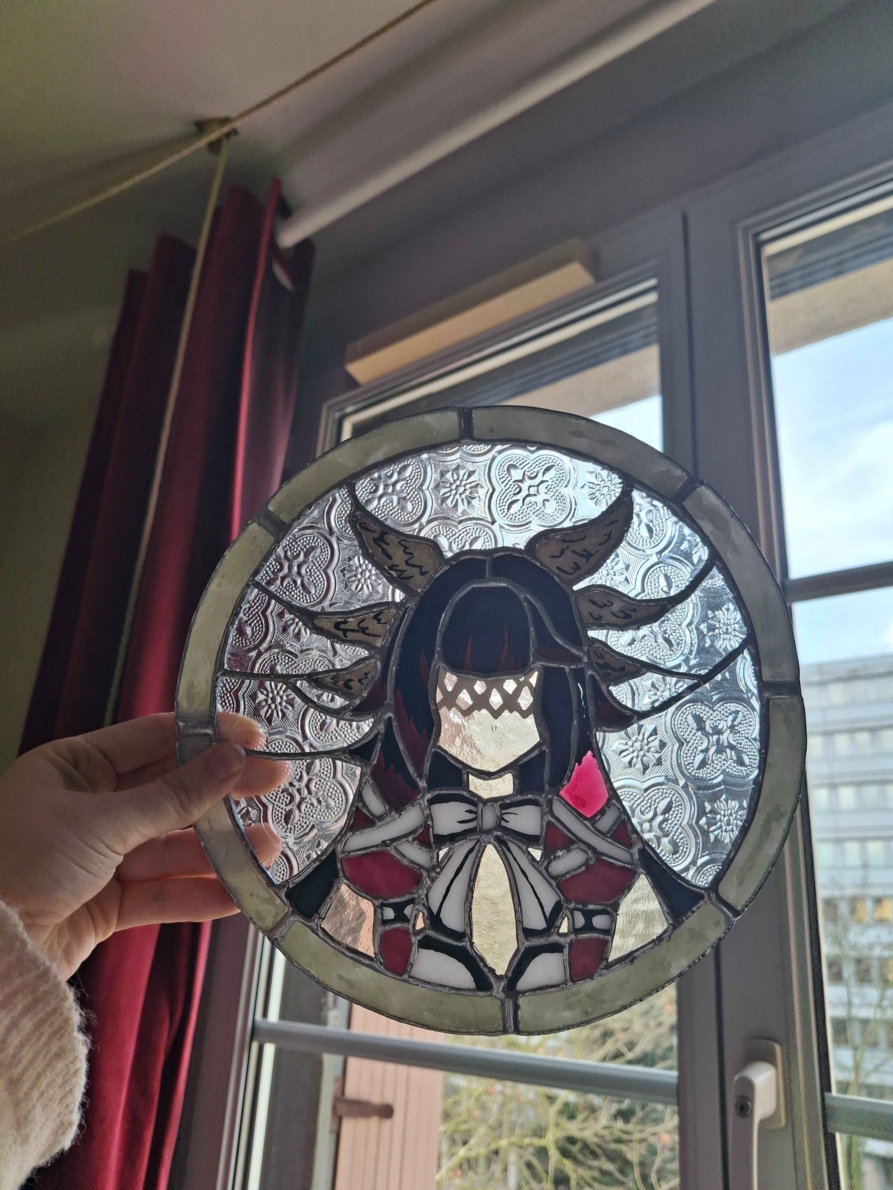 [Pre order] Columbina Genshin impact stained glass piece