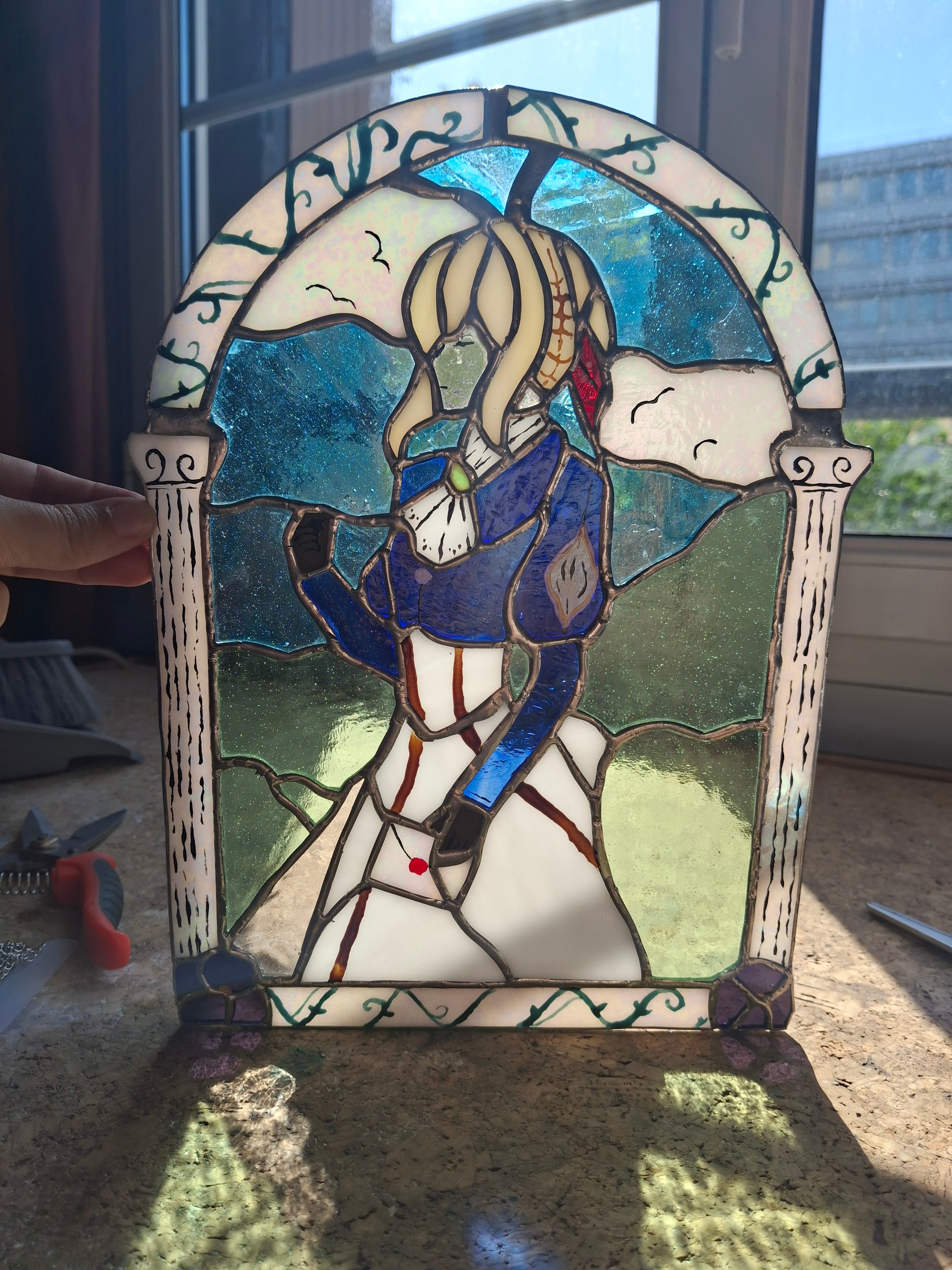 Violet evergarden Stained glass artwork - Sun catcher