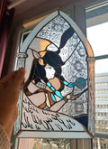Genshin Impact Barbatos Venti stained glass