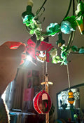 Alastor mini stained glass - Hazbin Hotel sun catcher