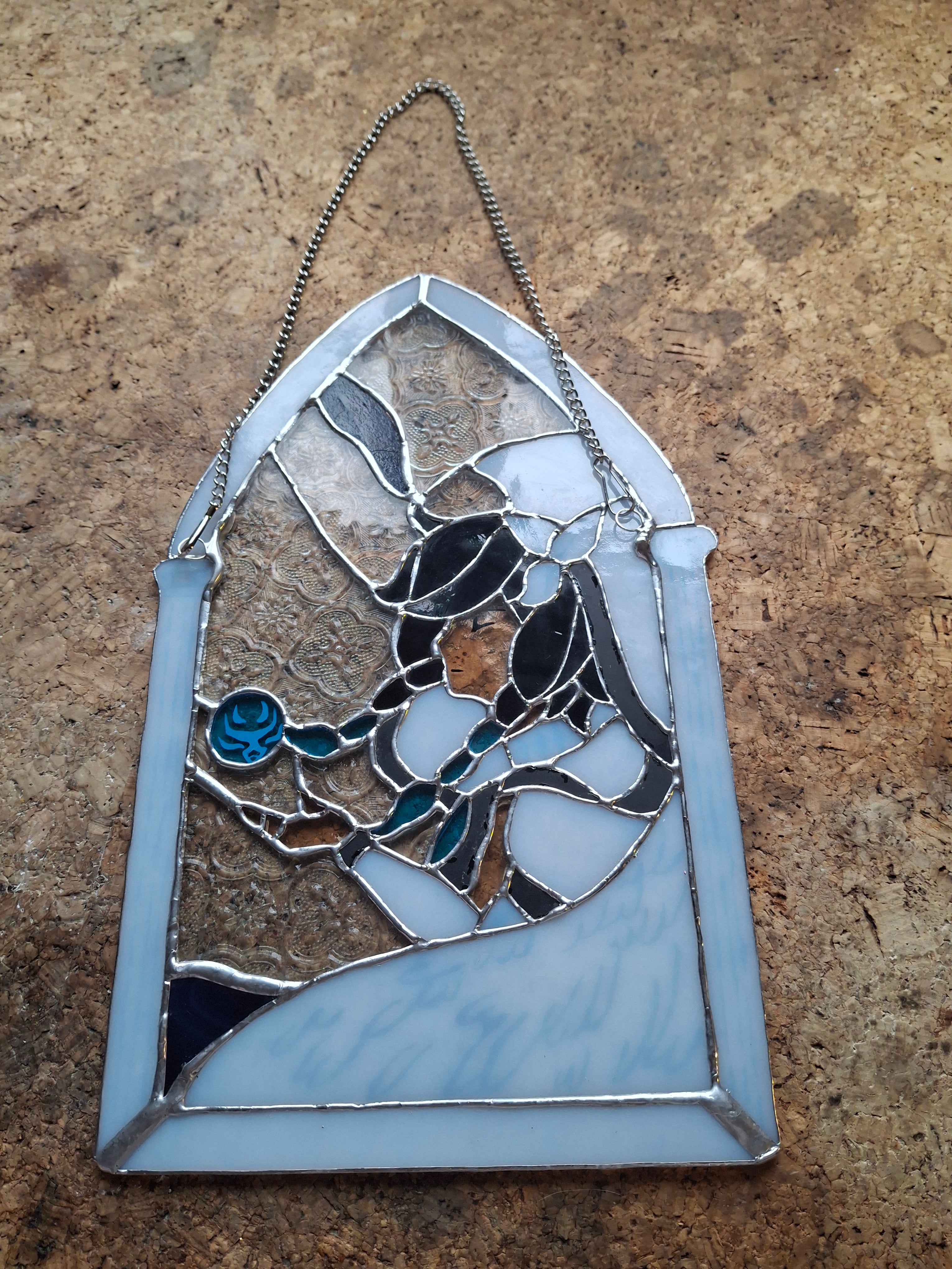 Genshin Impact Barbatos Venti stained glass