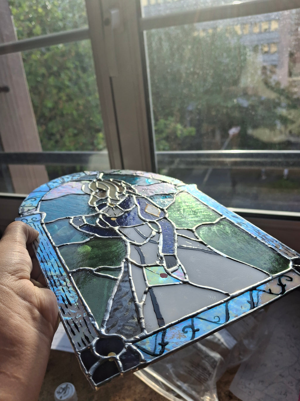 Violet evergarden Stained glass artwork - Sun catcher
